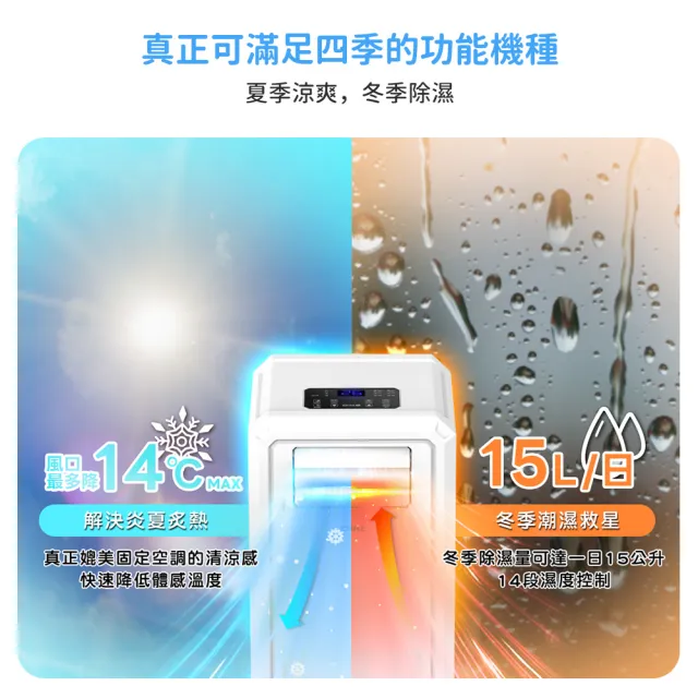 【DIKE】HLE700 冰風機 多功能移動式瞬涼水冷氣(免排水技術 免接管好便利)