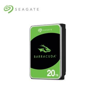 【SEAGATE 希捷】BarraCuda 20TB 桌上型硬碟 (ST20000DM001)(兩年保)