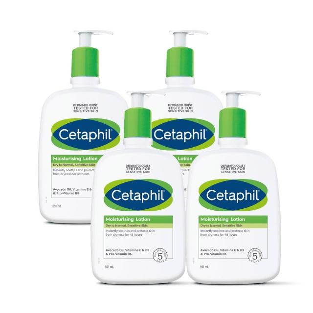 【Cetaphil】長效潤膚乳 591mlx4入組(溫和乳液)