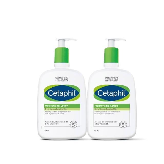 【Cetaphil】長效潤膚乳 591mlx2入 (溫和乳液/台灣公司貨)