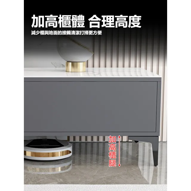 【歐德沐】簡約電視櫃140*30*40cm 雙色可選 加寬櫃面 不鏽鋼櫃腿(電視櫃 收納櫃 置物櫃 客廳桌 預購15天)