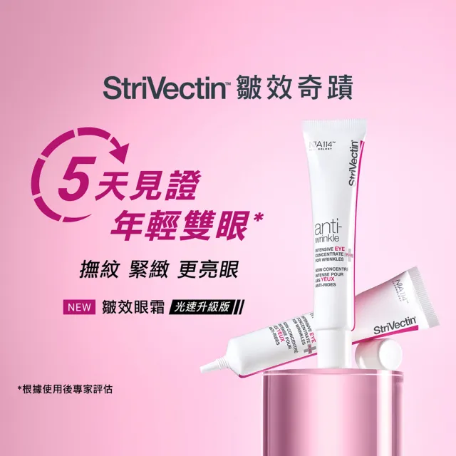 【StriVectin 皺效奇蹟】超級皺效眼霜-光速升級版30mlx2(5天撫紋/囤貨/胜肽)