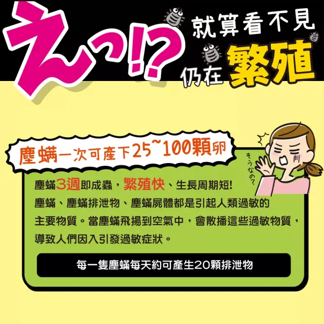 【興家安速】黏螨滿塵螨黏捕片 二件組