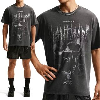 【NIKE 耐吉】As Jm M Nk Tee Lse Og Nightmar 男款 黑灰色 水洗 短袖 IM5067-010