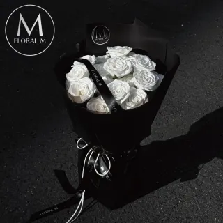 【Floral M】經典的愛大型香水玫瑰花束(情人節花束/告白禮物/求婚花束/鮮花花禮/香水花束/生日花束)