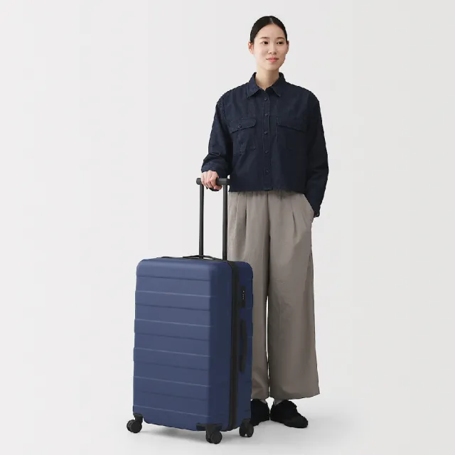 【MUJI 無印良品】四輪硬殼止滑拉桿箱75L(共6色)