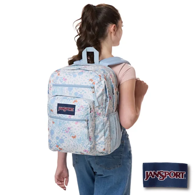 【JANSPORT】雙11 BIG STUDENT 校園系列後背包(輕盈白)