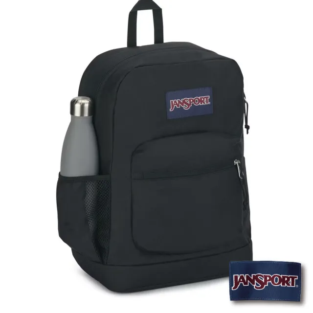 【JANSPORT】雙11 CROSS TOWN PLUS 校園系列後背包(經典黑)