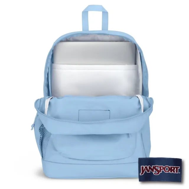 【JANSPORT】雙11 CROSS TOWN PLUS 校園系列後背包(粉嫩藍)