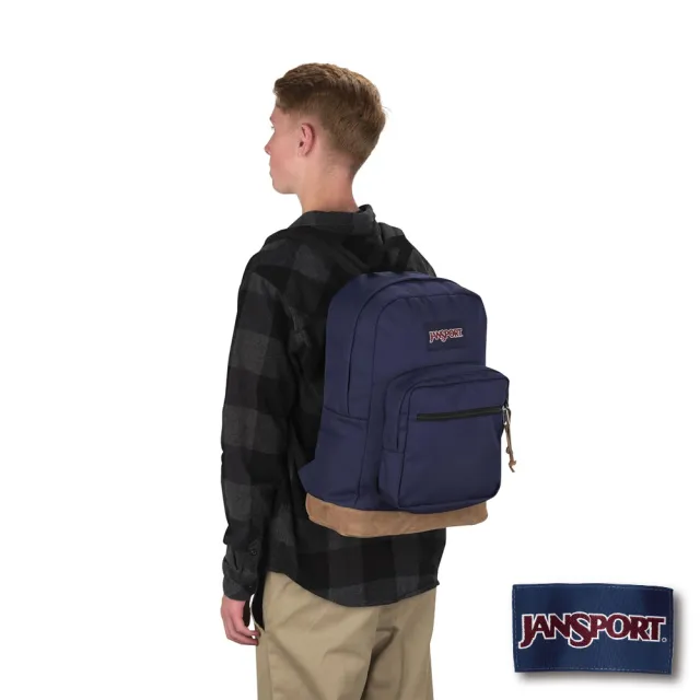 【JANSPORT】雙11 RIGHT PACK 校園系列後背包(海軍藍)