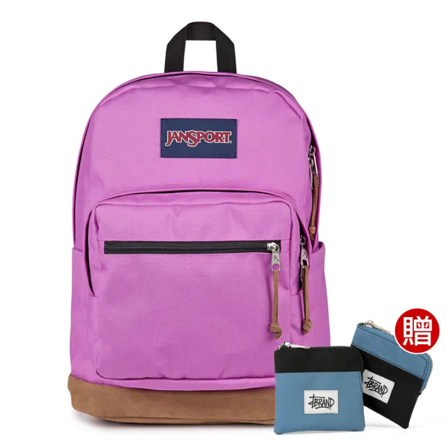 【JANSPORT】RIGHT PACK 校園系列後背包(玫瑰紫)