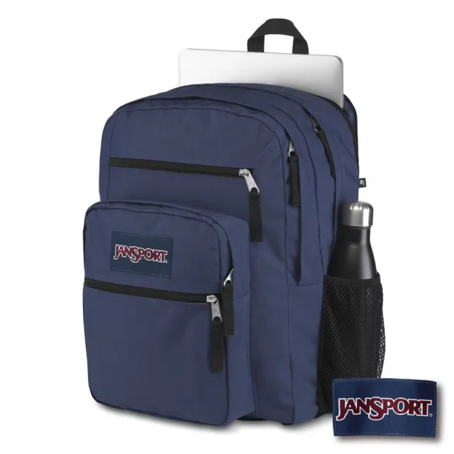 【JANSPORT】雙11 BIG STUDENT 校園系列後背包(海軍藍)