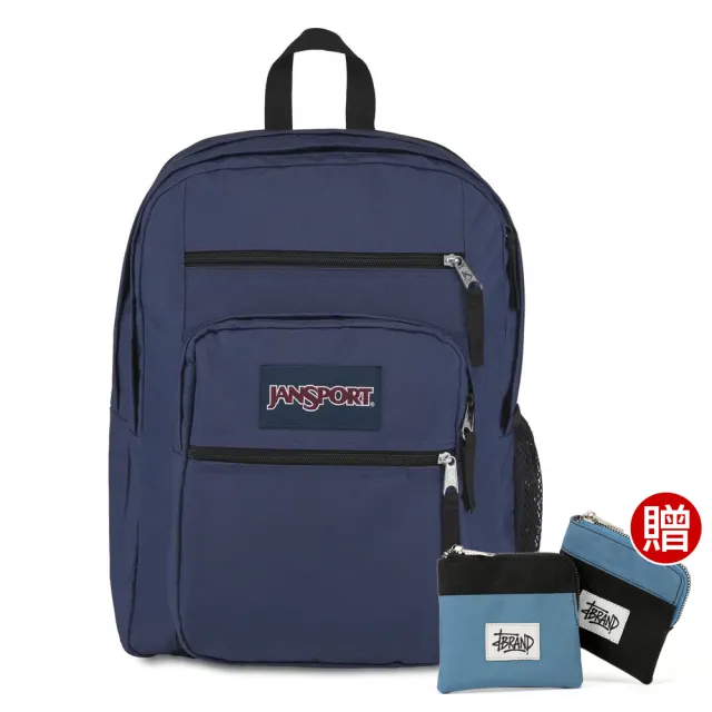 【JANSPORT】BIG STUDENT 校園系列後背包(海軍藍)