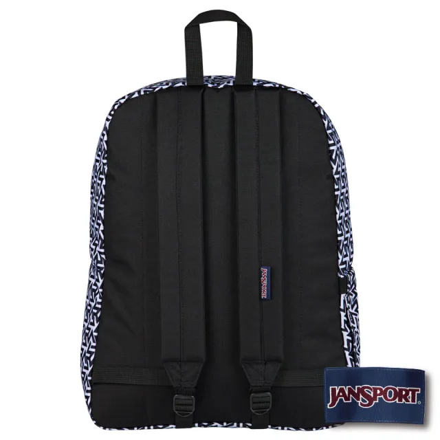 【JANSPORT】雙11 SUPERBREAK PLUS 校園系列後背包(黑白印花)