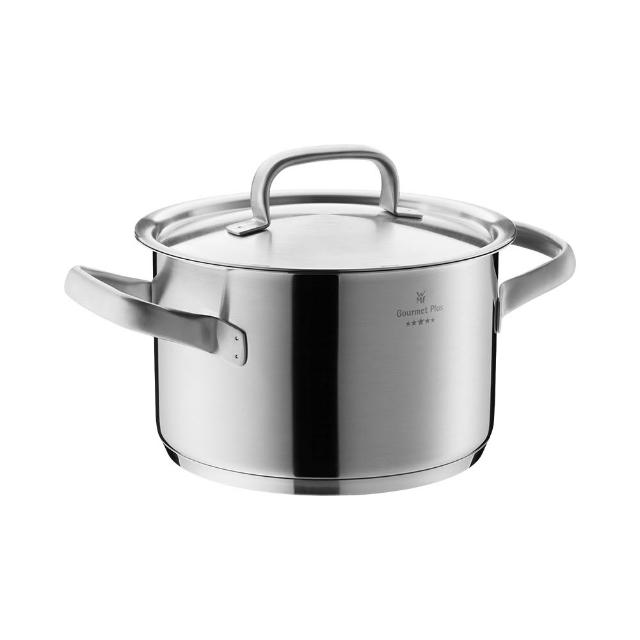 【WMF】義大利製 五星鍋系列 Gourmet Plus 不鏽鋼高身湯鍋 20cm 3.9L IH爐/電磁爐/瓦斯爐適用