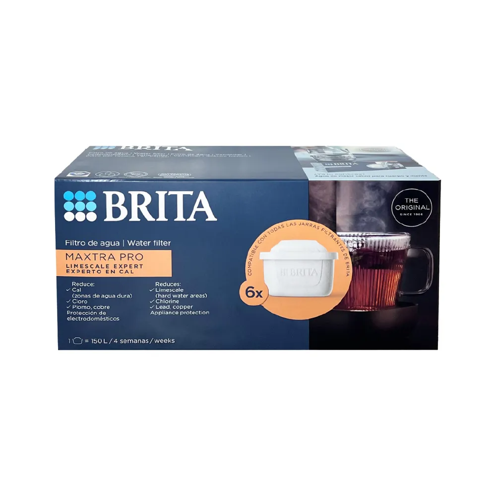 【BRITA】德國製 MAXTRA Pro Limescale Expert 濾水壺 去水垢濾芯6入(歐規平輸/增強去水垢50％)