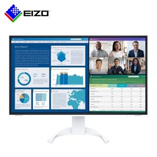 【EIZO】FlexScan EV3240X 白色 31.5型 4K 3840x2160 商用電腦螢幕 (前置喇叭/Type-C/可壁掛)