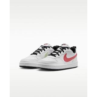 【NIKE 耐吉】運動鞋 休閒鞋 中大童鞋 女鞋 COURT BOROUGH LOW WIN GS 板鞋 耐穿 多色 白 (IR1530100)