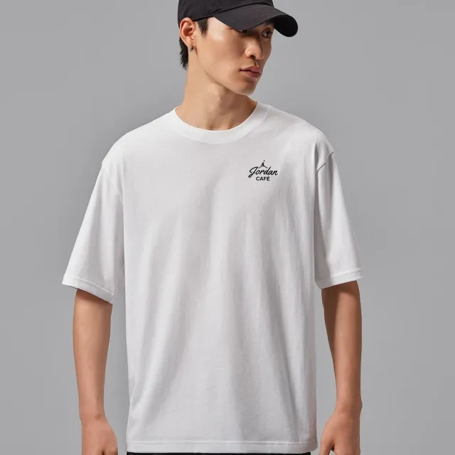【NIKE 耐吉】短袖上衣 男 AS M J SNEAKER GFX SS CREW 喬丹 運動 休閒 白色 (IF3111100)