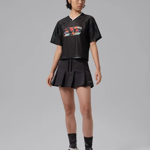 【NIKE 耐吉】背心上衣 女 AS W FLT SS JRSY 23 BOP 運動 休閒 黑色 (IV5221010)