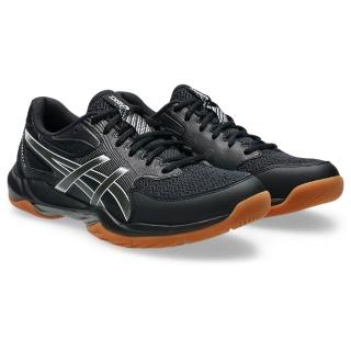 【asics 亞瑟士】排球鞋 羽球鞋 訓練鞋 男鞋 運動鞋 緩震 GEL-ROCKET 12 黑 1071A116-001