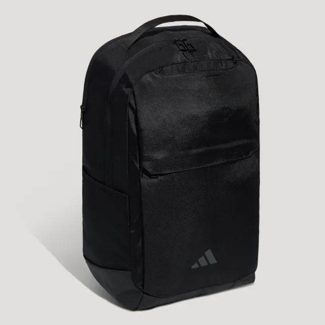 【adidas 愛迪達】後背包 運動包 書包 旅行包 大容量 雙層 CMMT BP 黑 KY9918
