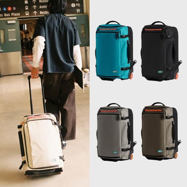 【BAGSMART】旅人Ultra兩用雙肩拉桿包43L(大容量 防潑水 登機 後背包 旅行袋)