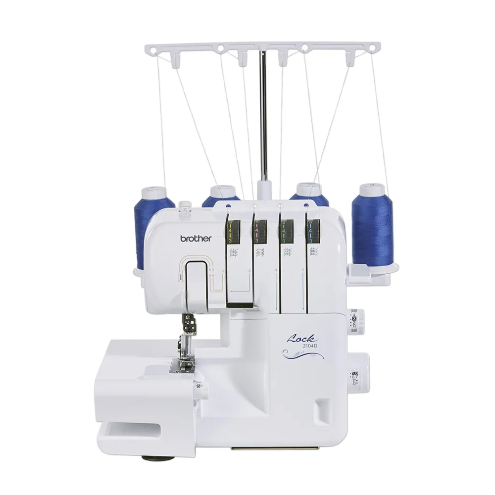 【Brother 兄弟牌】多用途自動拷克機 M2104D ( 服裝科系最愛 精緻包邊.洋裁製作用機 )