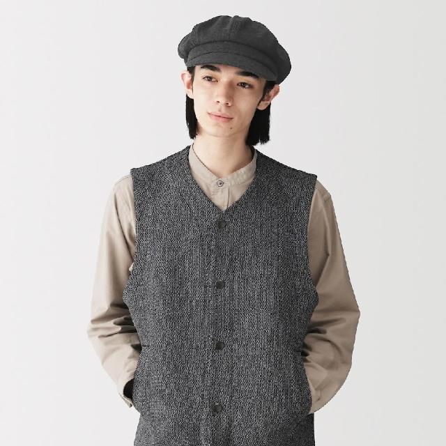 【MUJI 無印良品】裏毛南瓜帽(56.5-59cm)