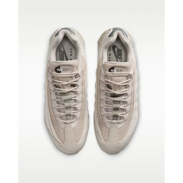 【NIKE 耐吉】運動鞋 休閒鞋 男鞋 NIKE AIR MAX 95 BIG BUBBLE 氣墊 緩震 米白 (IM9605200)