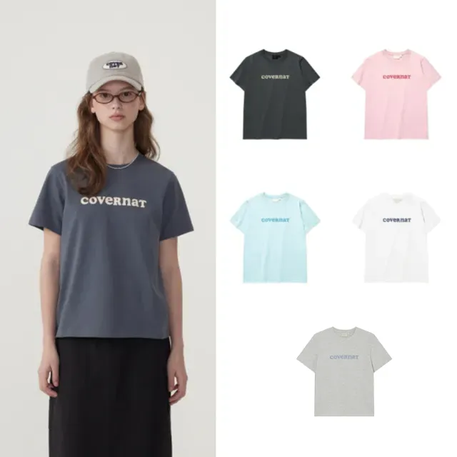 【COVERNAT】官方旗艦館 男女款- Logo短袖T恤(多色任選)