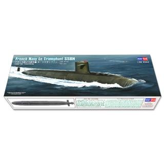 【PowerFalcon】1/350 法國凱旋號 戰略核潛艇 (HobbyBoss 83519)