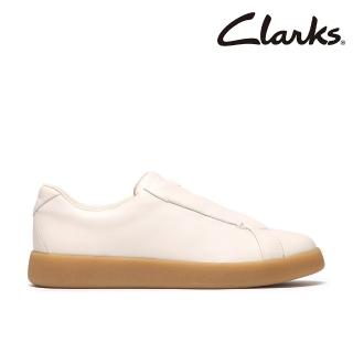 【Clarks】女鞋 -Craft Lite Chil真皮舒適通勤休閒鞋 板鞋(白色)(CLF32137C)