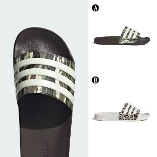 【adidas 愛迪達】運動拖鞋 ADILETTE SHOWER 男女 A-KJ5386 B-KJ5388