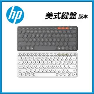 【HP 惠普】K231 無線藍芽 雙模式美式鍵盤 石墨灰/象牙白(美式鍵盤/無注音/無倉頡)