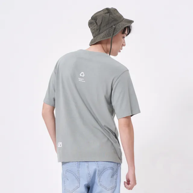 【5th STREET】短袖 短t 上衣 t恤 TEE 有機棉 中性 綠色(570917)