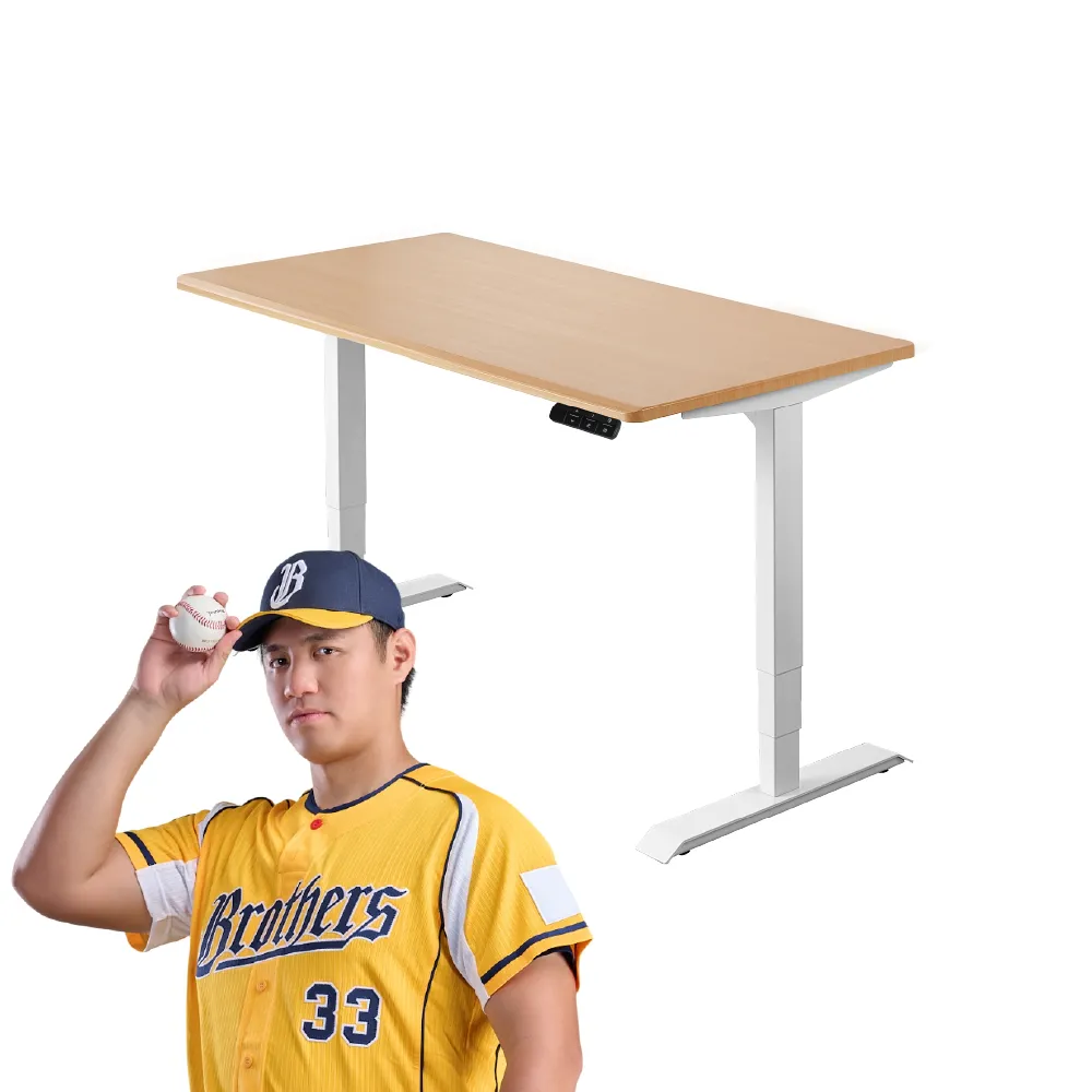 【FUNTE】Prime 4 旗艦款電動升降桌/三節式+ 150x80cm 四方桌板 八色可選(辦公桌 電腦桌 工作桌 書桌)
