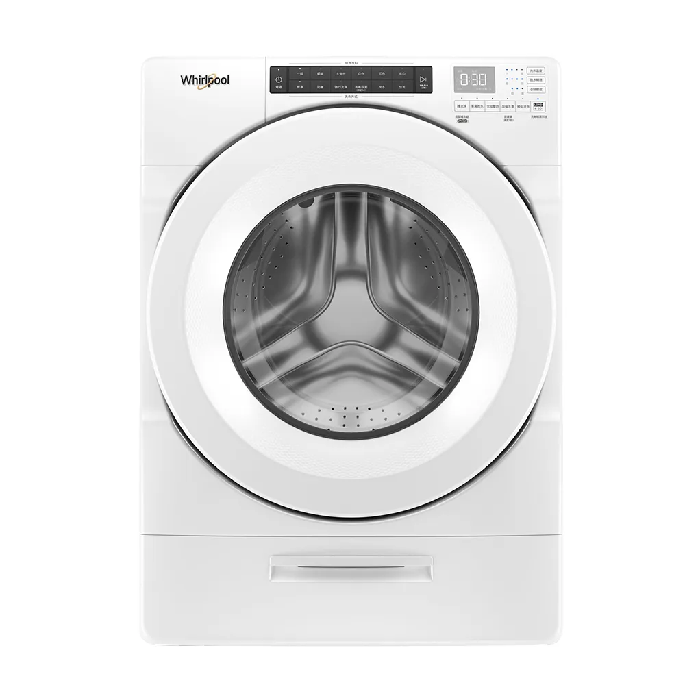 【Whirlpool 惠而浦】家電快配17公斤◆Load&Go變頻滾筒洗衣機(8TWFW5620HW)