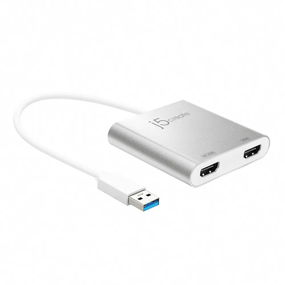 【j5create 凱捷】USB3.0 to HDMI外接顯卡-JUA365