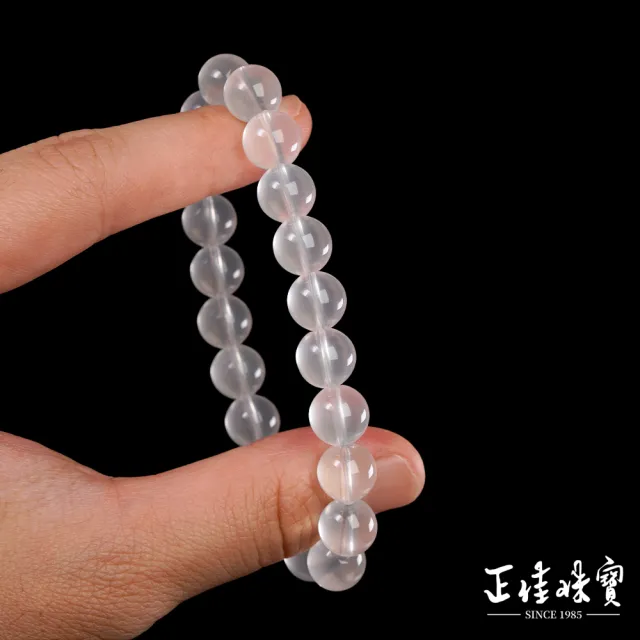 【正佳珠寶】乳白晶 頂級淨體乳白晶 10mm 乳白晶手珠