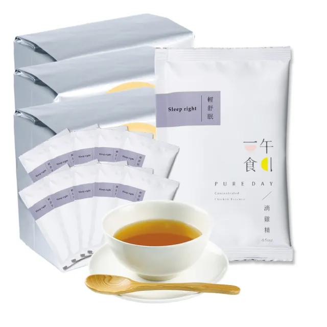 【一午一食】輕舒眠滴雞精90+贈10包不挑款(65ml/包-環保包裝)