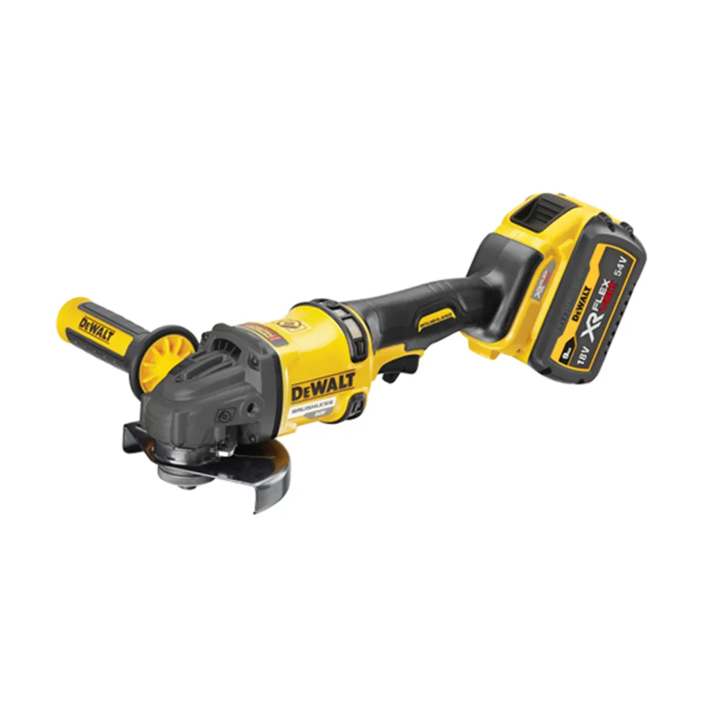 【DEWALT 得偉】60V 無碳刷5”砂輪機 雙電3.0Ah(DW-DCG418X2)
