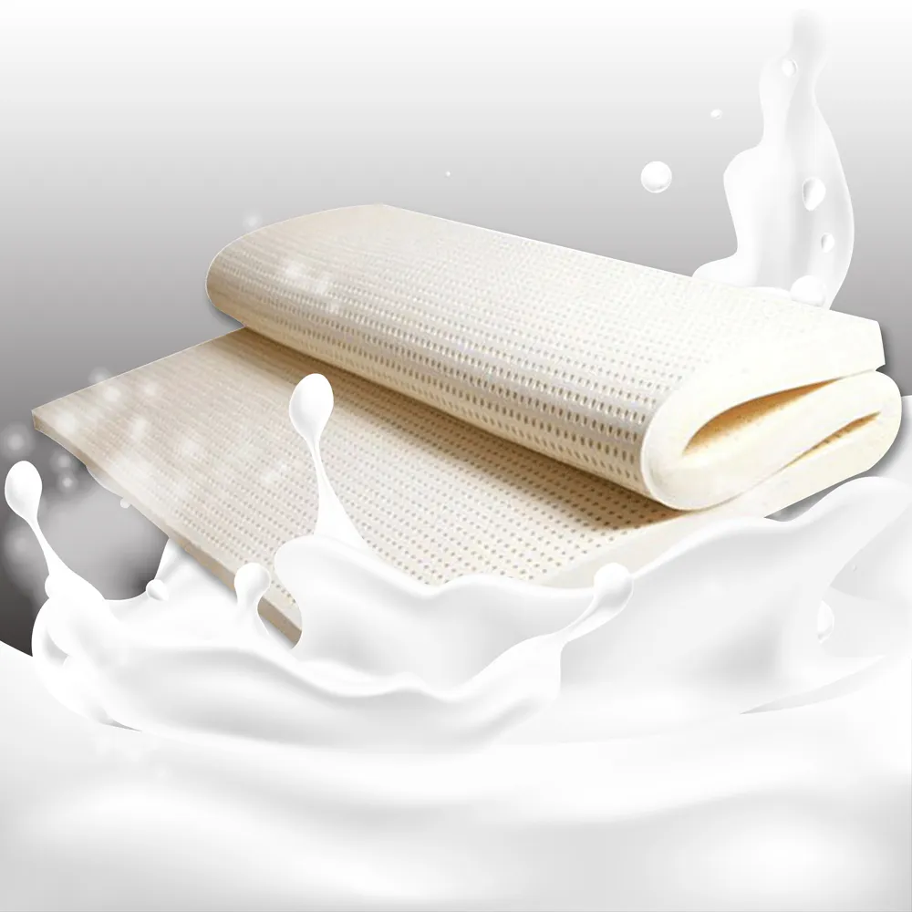 【ISHUR 伊舒爾】贈素色專用布套 100%天然乳膠床墊5公分 學生宿舍單人3尺(學生床墊/乳膠墊/附專用收納袋)