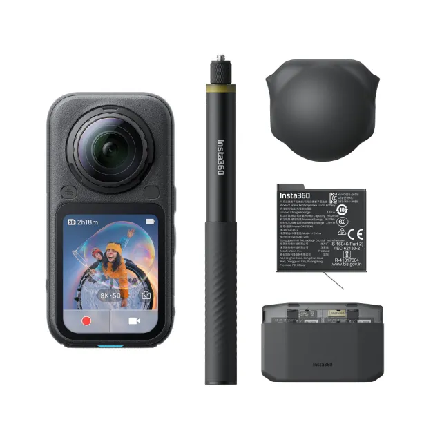 【Insta360】X6 全景運動相機萬能套裝(公司貨)