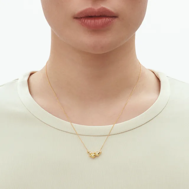 【Georg Jensen 喬治傑生】MOONLIGHT GRAPES 項鍊 (18K黃金 鑽石)