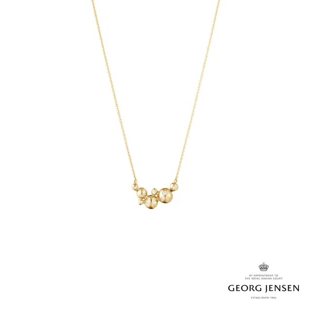 【Georg Jensen 喬治傑生】MOONLIGHT GRAPES 項鍊 (18K黃金 鑽石)