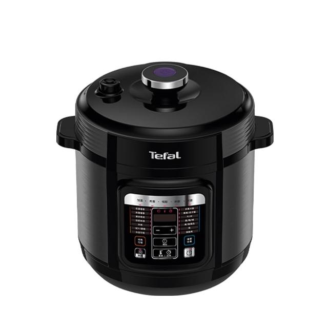 【Tefal 特福】饗味智能萬用鍋/壓力鍋/舒肥-森林黑(CY601870)