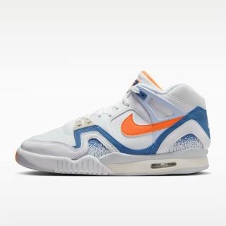【NIKE 耐吉】Air Tech Challenge II QS 男 運動休閒鞋 氣墊 白藍橘(FZ9033-101)