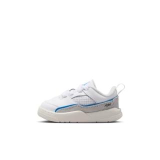 【NIKE 耐吉】Jordan Flight Court TD 小童 運動休閒鞋 白 清透藍(HF3331-104)