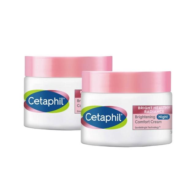 【Cetaphil 舒特膚】官方直營 BHR淨白調理安撫霜 50g 2入(淡斑美白/緊緻抗老/保濕亮白/暗沉蠟黃)